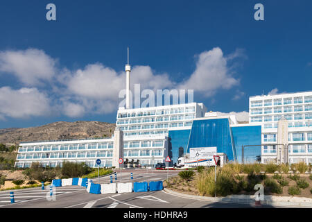 Ansicht des Grand Hotel Luxor, Benidorm, Grand Luxor All Suites Hotel, Benidorm, Spanien, Europa Stockfoto