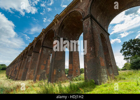 Ouse Valley Viadukt in der Nähe von Balcombe, West Sussex, England. Stockfoto