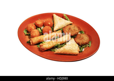 Mischung aus Patry als Vorspeise Platte Stockfoto
