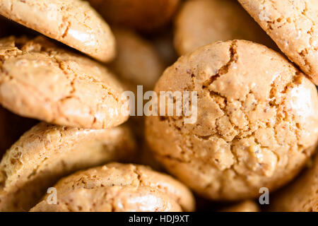 Italienischen Amaretti-Kekse Stockfoto