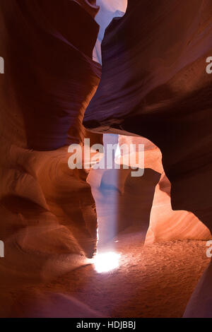 Eine schöne Aufnahme der Antelope Canyons in Arizona, USA. Stockfoto