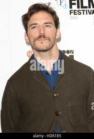 BFI London Film Festival - "die beste" - Fototermin Mitwirkende: Sam Claflin Where: London, Vereinigtes Königreich bei: 13. Oktober 2016 Stockfoto