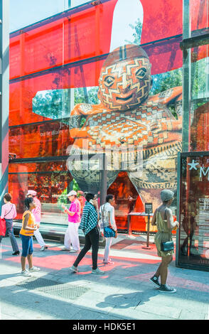 Musée du Quai branly, Eingangsbereich Stockfoto