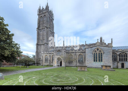 Glastonbury, St. Johannes Kirche, Somerset, England, UK Stockfoto