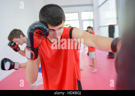 Boxsack Stockfoto