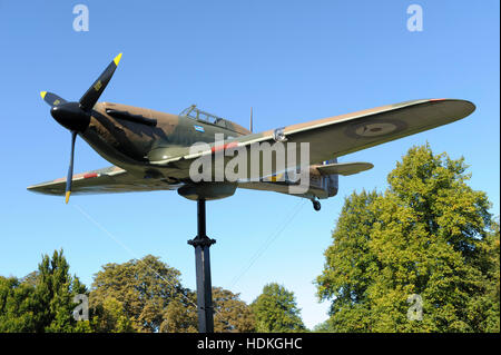 Sir Sydney Camm Denkmal, Alexandra Gardens, Windsor, Berkshire, England, UK Stockfoto