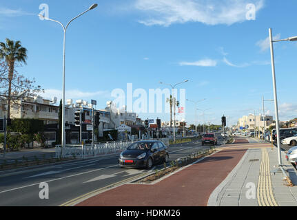 Die kürzlich aktualisierten Grab von der Kings Road in Kato Paphos, Paphos, Zypern. Stockfoto