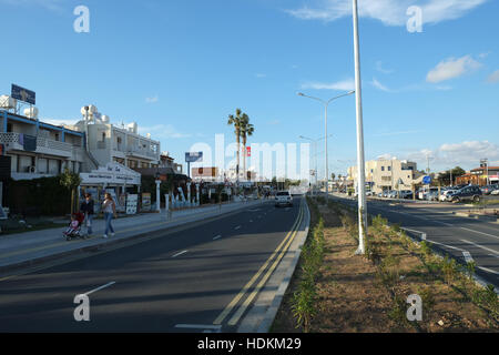 Die kürzlich aktualisierten Grab von der Kings Road in Kato Paphos, Paphos, Zypern. Stockfoto