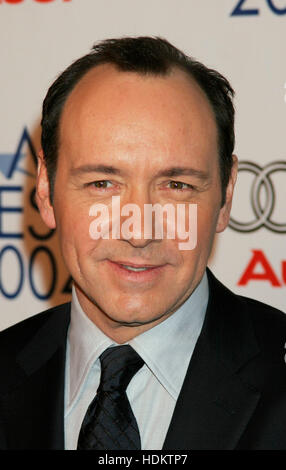 Schauspieler Kevin Spacey kommt bei der Vorführung des Films, "Beyond The Sea" an der CineramaDome in Los Angeles, Kalifornien auf Donnerstag, 4. November 2004. Bildnachweis: Francis Specker Stockfoto