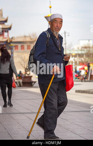 Chinesische Hui Mann, Yinchuan, Ningxia, China Stockfoto