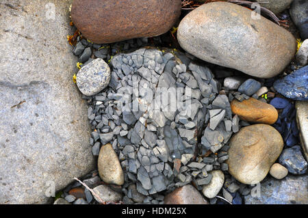 Hydratation geknackt Rock, Finley Creek Aue, Olympic Mountains, Washington State, USA Stockfoto