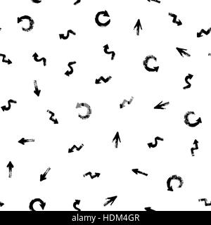 Pfeile-Muster bemalt Stock Vektor