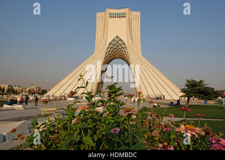 Das Azadi-Turm oder Freedom Tower, befindet sich in Azadi-Platz, Provinz Teheran, Teheran, Iran. Stockfoto