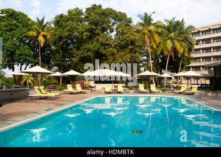 Schwimmbad Hotel Radisson Blue in Freetown, Sierra Leone Stockfoto