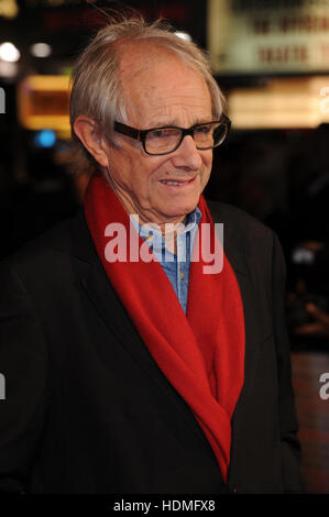 Ich, Daniel Blake die Menschen Premiere im Vue Kino in Leicester Square mit: Ken Loach wo: London, Vereinigtes Königreich bei: 18. Oktober 2016 Stockfoto