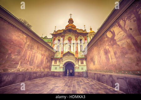 Kiew, Ukraine: Pechersk Lavra Höhle Kloster Stockfoto