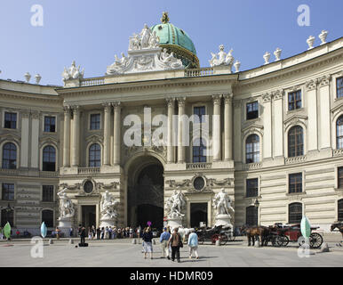 Michaelertrakt am Michaelerplatz Square, Hofburg Hofburg, Wien, Österreich, Europa Stockfoto