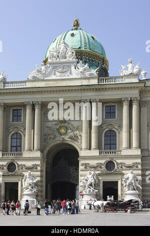 Michaelertrakt am Michaelerplatz Square, Hofburg Hofburg, Wien, Österreich, Europa Stockfoto