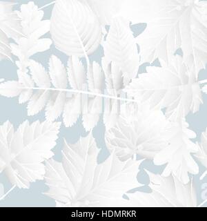 Herbst Winter Poster mit Hintergrund verlässt. EPS 10 Stock Vektor