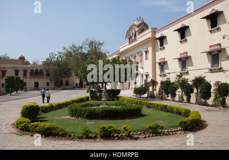 Hof, Stadtschloss, Maharaja Sawai Man Singh II, Jaipur, Rajasthan, Indien.   © Jürg Stockfoto