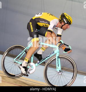 Lee Valley VeloPark, London, UK. 3. Dezember-2016.Revolution-Track-Serie, Champions League Runde 2. Stockfoto