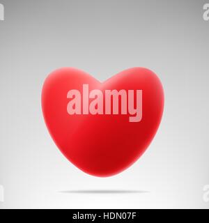 rot wie das Herz Stock Vektor