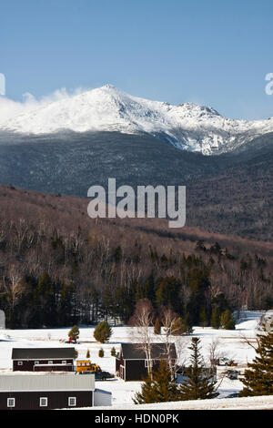 Mount Washington Valley, Pinkham Notch, New Hampshire, Great Glen Outdoor-Center, Mt Jefferson, der-große-Bucht-Wildnis Stockfoto