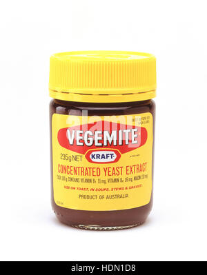 Glas der australische Vegemite verbreiten, Sydney, New South Wales, Australien Stockfoto