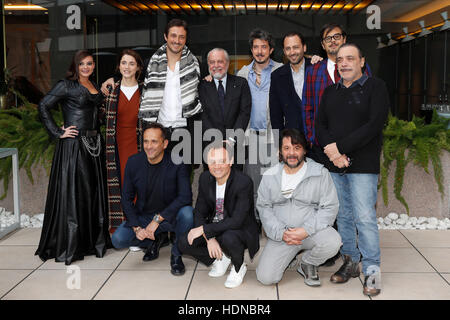 Rom, Italien. 14. Dezember 2016. Die Besetzung besuchen Sie den Fototermin des Films "Natale ein Londra" Visconti Hotel am 14. Dezember 2016 in Rom, Italien. Bildnachweis: Fulvio Dalfelli/Alamy Live-Nachrichten Stockfoto