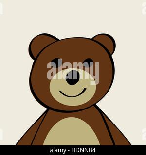 Lustige Cartoon Tierspielzeug zu tragen. Stock Vektor