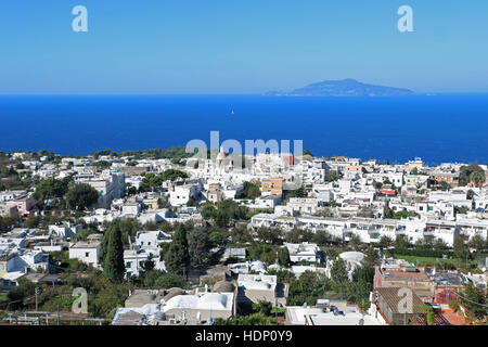 Insel Capri, Tyrrhenischen Meer vor der Sorrentinischen Halbinsel, Golf von Neapel in der Region Kampanien, Italien Stockfoto