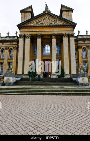 Blenheim Palace, Gelände, Zustand Zimmer, Gartenanlage, Landgut, Heimat von Sir Winston Churchill, Woodstock, Oxon, Großbritannien Stockfoto