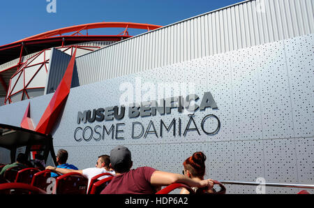 Museu Benfica Cosme Damiao, Estadio da Luz, Damon Lavelle Architekt, Benfica-Fußballstadion, Lisboa, Lissabon, Portugal Stockfoto