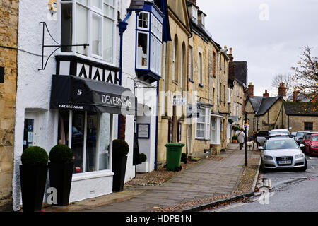 Woodstock, 13. C.Blenheim Palast-Haus an Sir Winston Churchill & Herzog von Marlborough, alten Dorf, Pubs, Gaststätten in der Nähe von Oxford. Stockfoto