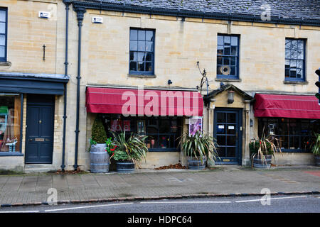Woodstock, 13. C.Blenheim Palast-Haus an Sir Winston Churchill & Herzog von Marlborough, alten Dorf, Pubs, Gaststätten in der Nähe von Oxford. Stockfoto