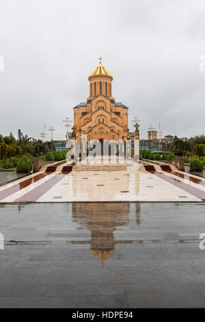 Sameba-Kathedrale in Tiflis, Georgien. Stockfoto