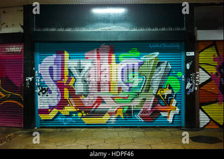 Graffiti in Croydon Stockfoto