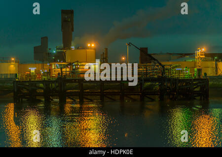 Inter-Terminal Anlegestelle in Seal Sands, Middlesbrough, Cleveland, UK Stockfoto