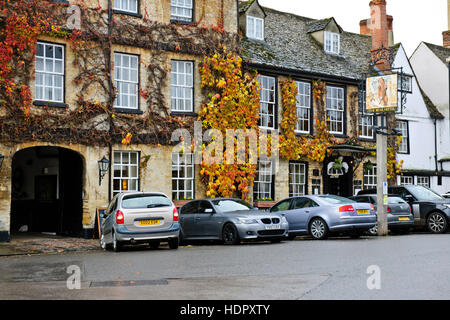 Woodstock, 13. C.Blenheim Palast-Haus an Sir Winston Churchill & Herzog von Marlborough, alten Dorf, Pubs, Gaststätten in der Nähe von Oxford. Stockfoto