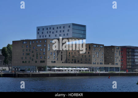 Hotel nhow Berlin, Spree, Friedrichshain, Berlin, Deutschland Stockfoto