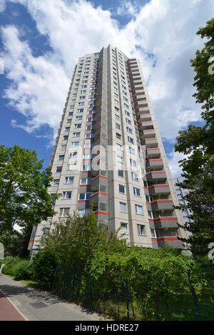 Hochhaus, Lipschitzallee, Gropiusstadt, Neukölln, Berlin, Deutschland Stockfoto