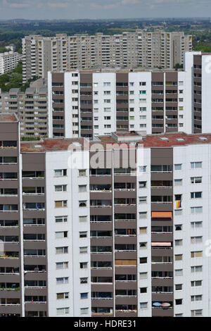 Hochhäuser, Lipschitzallee, Gropiusstadt, Neukölln, Berlin, Deutschland Stockfoto