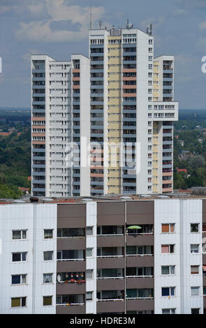 Hochhäuser, Lipschitzallee, Gropiusstadt, Neukölln, Berlin, Deutschland Stockfoto