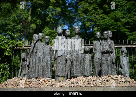 Skulptur ´Juedische Opfer des Faschismus´, großen Hamburger Straße, Mitte, Berlin, Deutschland Stockfoto