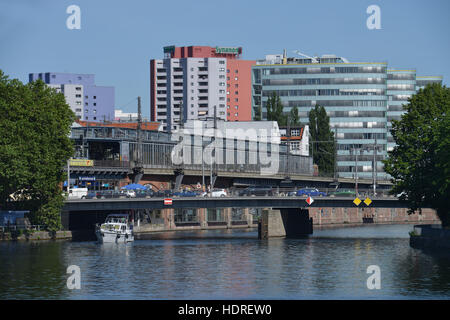 Bahnhof Jannowitzbrücke, Trias-Haus, Holzmarktstrasse, Mitte, Berlin, Deutschland Stockfoto