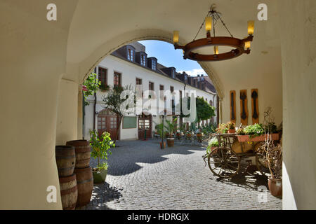 Hotel Brauhaus, Collegienstrasse, Lutherstadt Wittenberg, Sachsen-Anhalt, Deutschland Stockfoto