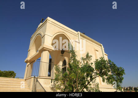 Israel, Nazareth, der Franziskaner "Marias Angst" Kirche auf einem Hügel namens "Angst Berg" Stockfoto