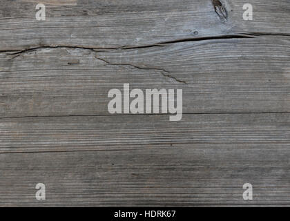 Glatte hölzerne Bank Textur mit Riss-Hintergrundbild Stockfoto