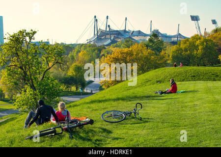 Olympiapark in München Stockfoto