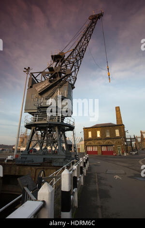 Chatham Historic Dockyard, maritime Museum auf dem Gelände des ehemaligen royal naval Dockyard, 80 Hektar großen historischen Gelände, Chatham in Kent, South East England, Stockfoto